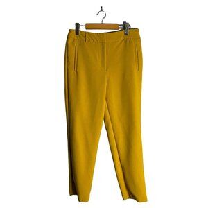 Dalia Women's Mustard Yellow Ankle Dress Pants